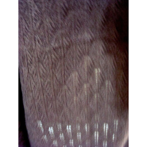 NWT New Womens 1X 2X Cocoon Plus 100% Cashmere Open Cardigan Sweater Dark Red - Picture 5 of 6